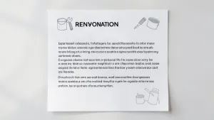 informacja o remoncie mieszkania wzór